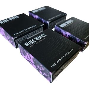 The Vanity Project Wine Wipes 4 pack